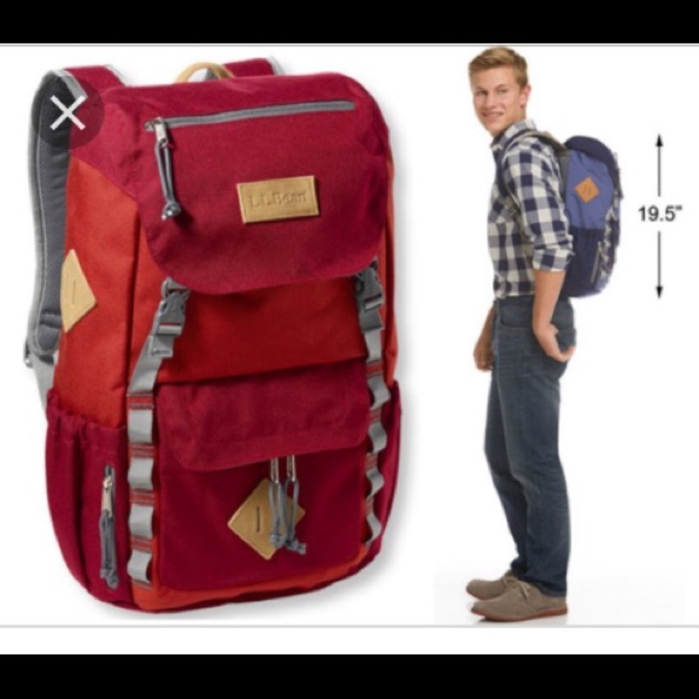 LL Bean Classic Campus Pack in Red